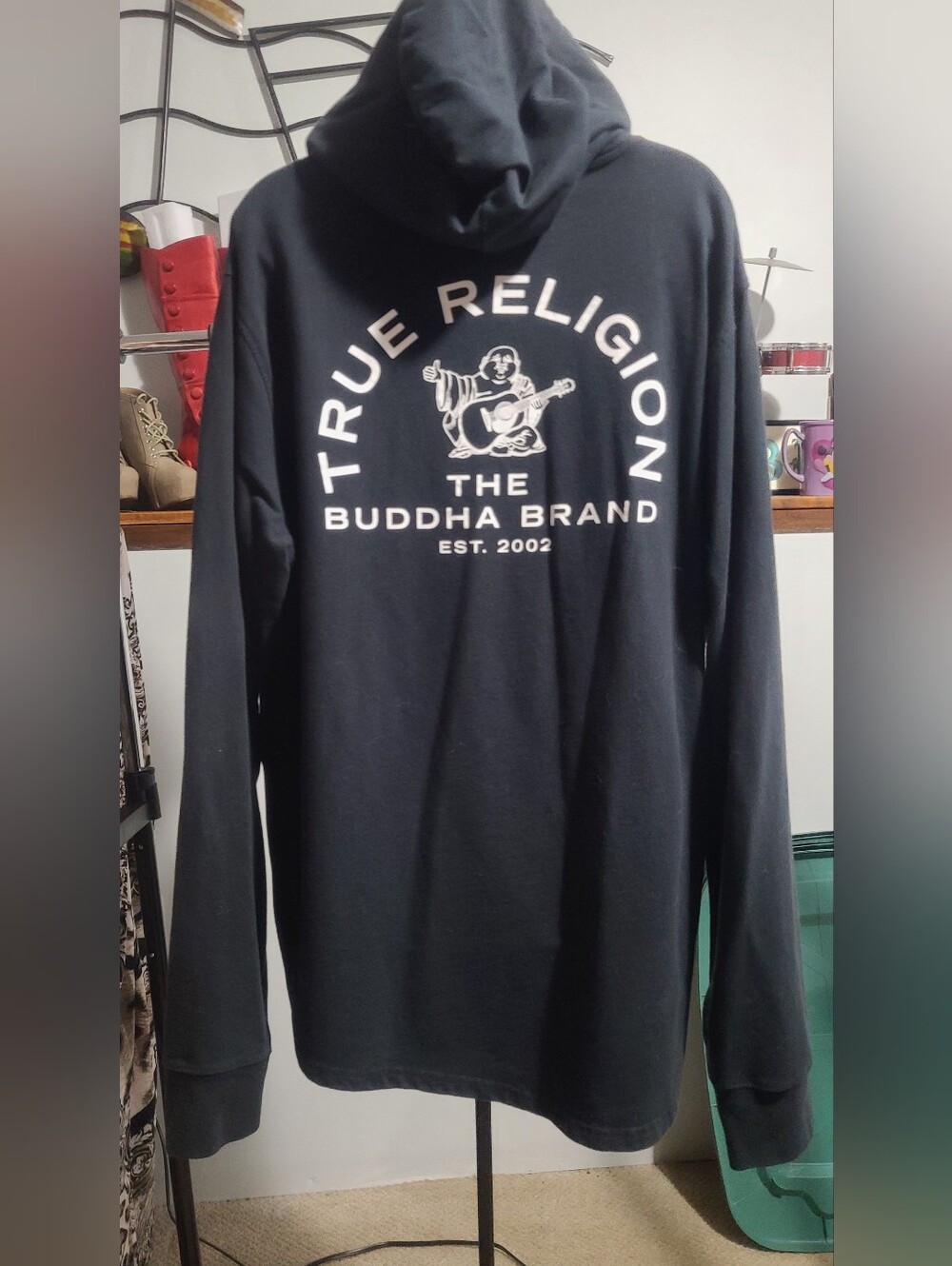 True Religion Hoodie with White Logo